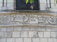 Selles sur Cher, Eglise Notre-Dame-la-Blanche, Plaques, Vie du Christ, Nativite (1)